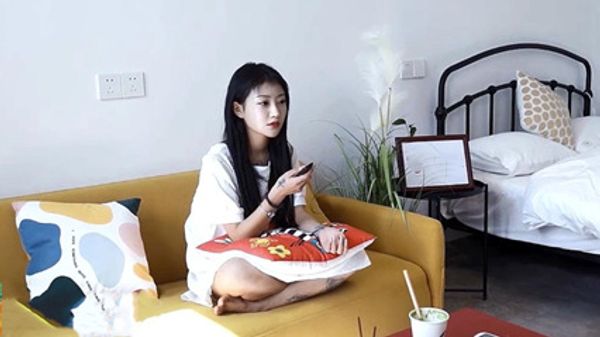 AI巨星性体验 宅男女神【景田】果冻传媒改编，勾引男友的兄弟被操